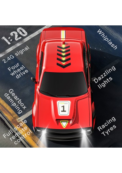 2.4g 1:64 Mini Rc Araba LED Işık ile 4WD Rc Drift Arabalar Yüksek Hızlı Profesyonel Yarış Oyuncakları Çocuk Hediyeler Için Vs Gtr Modeli AE86 (Yurt Dışından)