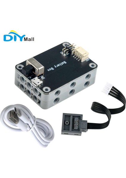 Moc Şarj Edilebilir 9V Pil Kutusu Güç Çıkışı Desteği M/l/xl Motor Ileri/geri Kontrol Eds Yapı Taşı ile Uyumlu (Yurt Dışından)