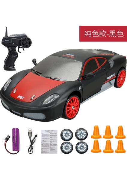 2.4g Yüksek Hızlı Sürüklenme Rc Araba 4WD Oyuncak Uzaktan Kumanda AE86 Modeli Gtr Araç Araba Rc Yarış Arabaları Oyuncak Çocuklar Için Noel Hediyeleri (Yurt Dışından)