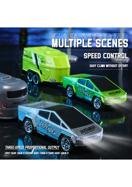 Rc 1:64 Tam Ölçekli Masaüstü Uzaktan Kumanda Araba Off-Road Kamyon Mini Tırmanma Araba Mini Rv Alaşım Model Rc Araba Çocuk Oyuncak. (Yurt Dışından)