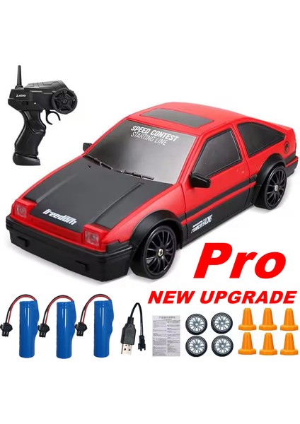 2.4g Yüksek Hızlı Drift Rc Araba 4WD Uzaktan Kumanda AE86 Modeli Gtrpro Araç Araba Rc Yarış Arabaları Oyuncak Çocuklar Için Noel Hediyeleri (Yurt Dışından)