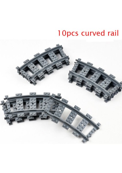 Dıy Tren Motor Seti Ir Uzaktan Alıcı Aaa Pil Kutusu LED Şerit Ray Parçaları ile Uyumlu 88002 Şehir Tren Pf Moc Blokları (Yurt Dışından)