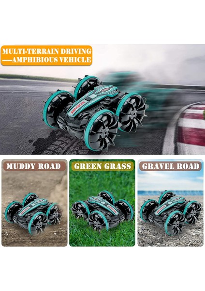 Amfibi Rc Araba Uzaktan Kumanda Dublör Otomobil Araç Çift Taraflı Çevirme Sürüş Sürüklenme Rc Arabalar Açık Oyuncaklar Boys Için Çocuk Hediye (Yurt Dışından) fiyatları