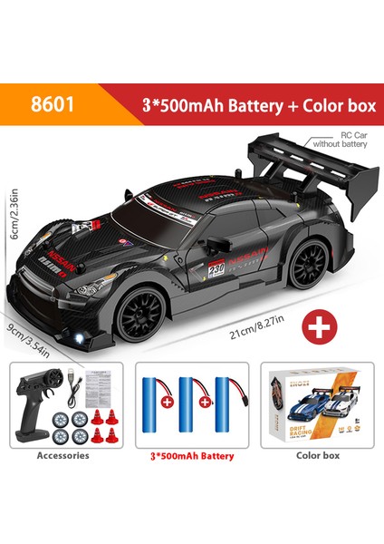 1:24 Yüksek Hızlı Rc Drift Araç Arabalar Ng 4WD Uzaktan Kumanda Araba Yarışı Hediye Yarışması Yarış Arabası Erkek Oyuncak Değiştirilebilir Lastik (Yurt Dışından)