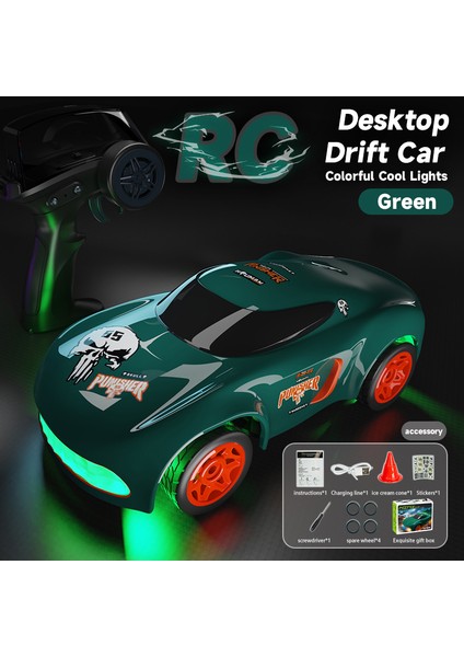 Rc Araba Drift 4WD Yüksek Hızlı Off-Road Mini Yarış Elektrikli Arabalar Değiştirilebilir Aydınlatma Araç Uzaktan Kumanda ile Oyuncak Çocuklar Için Hediye (Yurt Dışından)