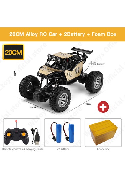 1:20 Alaşım Rc Araba LED Işıkları ile 2.4g Radyo Uzaktan Kumandalı Arabalar Buggy Off-Road Kontrol Kamyonları Erkek Oyuncakları Çocuklar Için Hediyeler (Yurt Dışından)