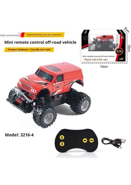 Yeni 1:58 Uzaktan Kumanda Mini Off-Road Araç Dört Tekerlekten Çekiş Tırmanma Rc Araba Şarj Erkek Çocuk Yarış Oyuncak Tatil Hediyesi (Yurt Dışından) modelleri
