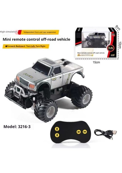 Yeni 1:58 Uzaktan Kumanda Mini Off-Road Araç Dört Tekerlekten Çekiş Tırmanma Rc Araba Şarj Erkek Çocuk Yarış Oyuncak Tatil Hediyesi (Yurt Dışından) fırsatları
