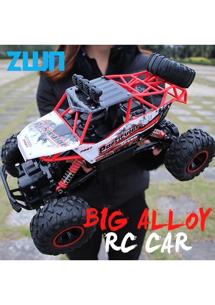 Zwn 1:12/1:16 4WD Rc Araba LED Işıkları ile 2.4g Radyo Uzaktan Kumanda Arabalar Buggy Off-Road Kontrol Kamyonları Boys Oyuncaklar Çocuklar Için (Yurt Dışından)