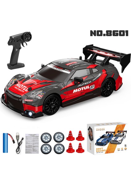 4WD Uzaktan Kumanda Araba Rc Drift 1:24 20 Km/saat Yüksek Hızlı Araç LED Işıkları ile Yarış Spor Oyuncak Yetişkinler Için Erkek Kız Çocuklar Hediyeler (Yurt Dışından)