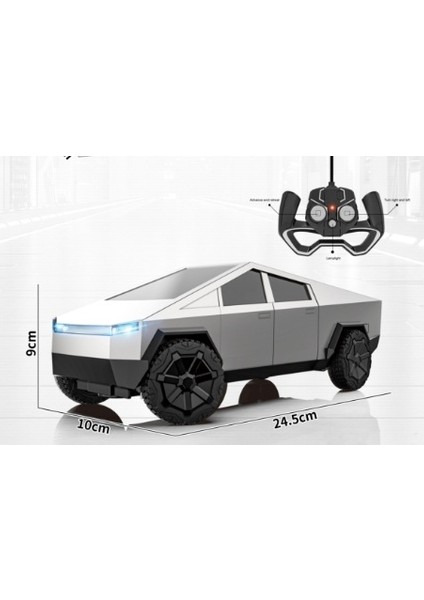 Rc Pikap Oyuncak Cyberpickup Çocuk Simülasyon Uzaktan Kumanda Araba Elektrikli Yarış Off-Road Araç Araba Modeli Oyuncak Çocuk (Yurt Dışından)