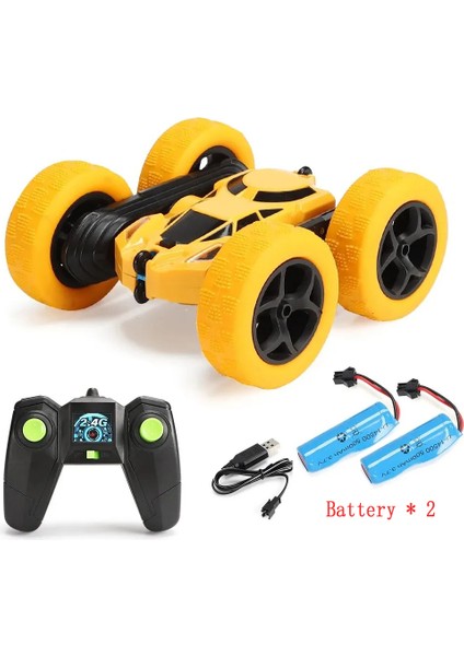 Rc Dublör Araba Çocuk Çift Taraflı Çevirme 2.4g Uzaktan Kumanda 360 Dere Rotasyon Off Road Drift Rc Araba Çocuklar Yetişkinler Için Hediyeler Erkek (Yurt Dışından)