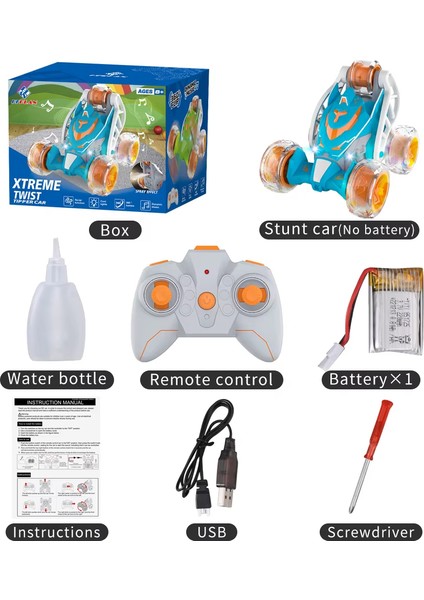 KF22 Rc Araba 2.4g Radyo Uzaktan Kumandalı Arabalar 360° ° Rotasyon Sprey Işıkları Müzik Yüksek Hızlı Drift Dublör Araba Çocuk Oyuncakları Hediyeler (Yurt Dışından)