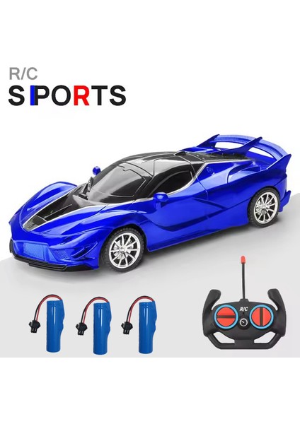 1/18 Rc Araba LED Işık Radyo Uzaktan Kumanda Spor Arabalar Için Çocuk Yarış Yüksek Hızlı Sürücü Araç Drift Erkek Kız Oyuncaklar (Yurt Dışından)