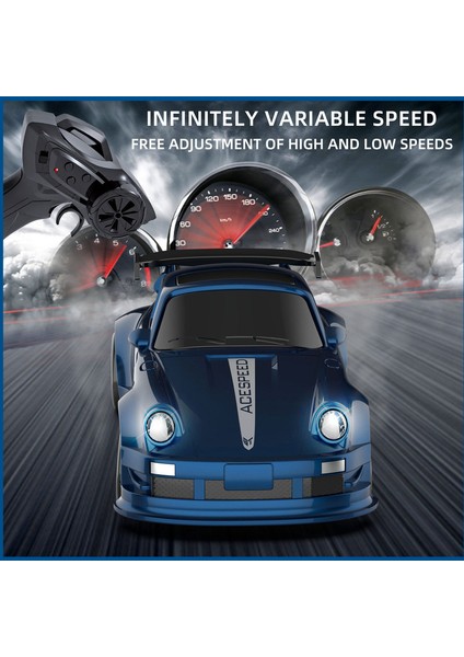 FQD23 1/64 Mini Rc Uzaktan Kumanda Araba 2.4g Drift Araba Oyuncak Işık ile Çocuk Oyuncak Hediye (Yurt Dışından)