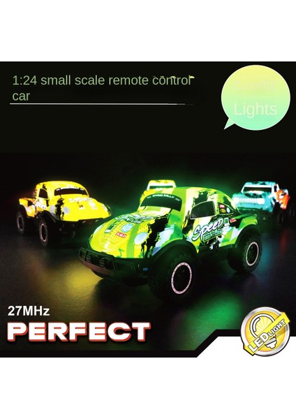 Çocuklar Için 1/24 Rc Araba Uzaktan Kumanda ile Araba Işık Off-Road Kamyon Graffiti Radyo Kontrol Yarış Araç Çocuk Hediye (Yurt Dışından)