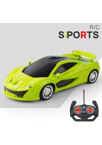 1:18 4 K Yüksek Hızlı Rc Araba Radyo Uzaktan Kumanda Spor Araba Modeli Drift LED Işık ile Elektrikli Oyuncak Erkekler Için (Yurt Dışından)