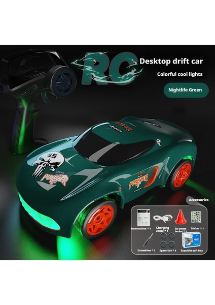 Yeni 1:64 Q197 Masaüstü Yüksek Hızlı Drift Araba Mini Uzaktan Kumanda Araba Rc Modeli Uzaktan Kumanda Araba Çocuk Oyuncak Hediye (Yurt Dışından)