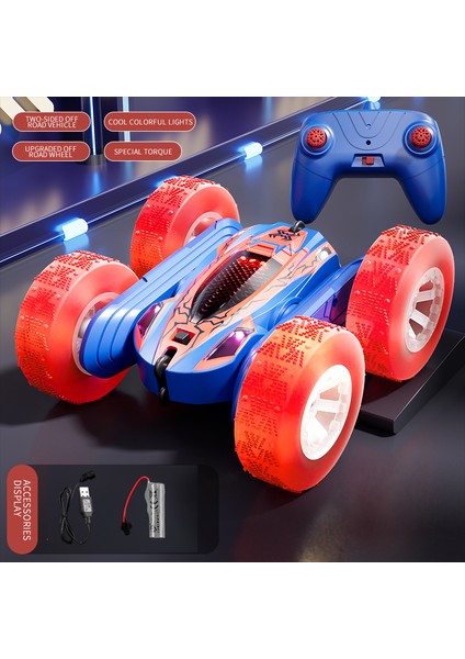 2.4g Rc Dublör Araba Çift Taraflı Çevirme Uzaktan Kumanda Araba 360 ° Rotasyon Off Road Rc Drift Çocuk Oyuncakları Arabalar Kızlar Için Hediye (Yurt Dışından)