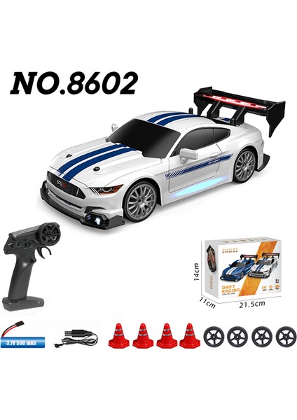 Rc Drift Yarışı AE86 1/24 4WD 30 Km/saat Yüksek Hızlı Işık 2.4g Radyo Kontrollü Araba Modeli Yarış Oyuncak Çocuk (Yurt Dışından)