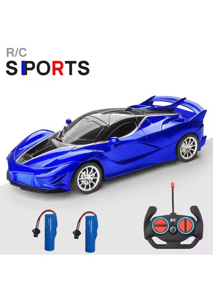1/18 Rc Araba LED Işık Radyo Uzaktan Kumanda Spor Arabalar Için Çocuk Yarış Yüksek Hızlı Sürücü Araç Drift Erkek Kız Oyuncaklar (Yurt Dışından)