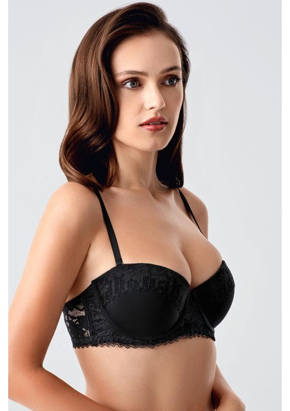 Push Up Dantel Detaylı Sütyen C18375 Siyah fiyatları