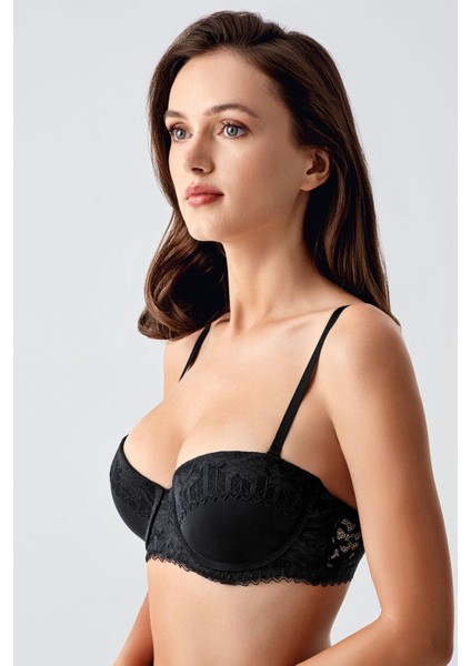 Push Up Dantel Detaylı Sütyen C18375 Siyah modelleri