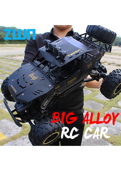 Zwn 1:12/1:16 4WD Uzaktan Kumanda Araba LED Işıkları ile 2.4g Radyo Rc Arabalar Off-Road 4x4 Kontrol Kamyon Oyuncaklar Çocuklar Için Hediyeler (Yurt Dışından)