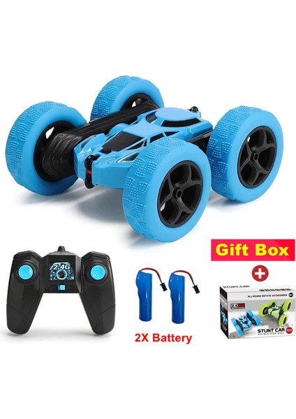 Uzaktan Kumandalı Araç Hızlı Dublör Rc Araba 4WD Çift Taraflı 360 Dönen Kamyon Yüksek Hızlı Off Road 4x4 Arabalar Erkek Kız Için Oyuncak Hediye (Yurt Dışından)