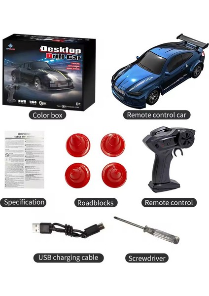 2025 Masaüstü Uzaktan Kumanda Araba Oyuncak Dublör Uzaktan Kumanda Drift Araba Rc Mini Yarış 2.4g Simülasyon Oyuncak Rc Model Araba Çocuk Hediye (Yurt Dışından)