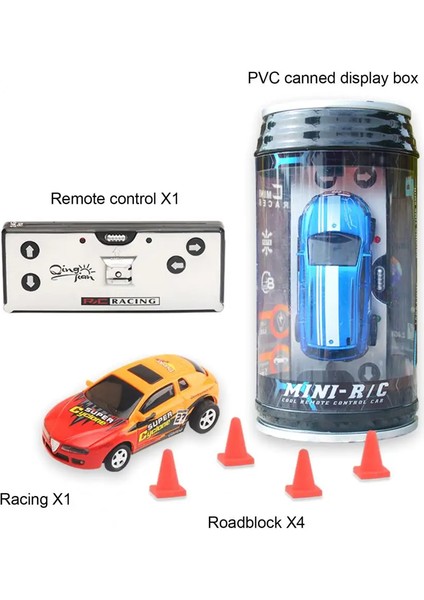 1:64 Uzaktan Kumanda Mini Rc Araba Pil Kumandalı Yarış Araba Pvc Kutular Paketi Makinesi Drift-Buggy Bluetooth Radyo Kontrollü Oyuncak Çocuk (Yurt Dışından)