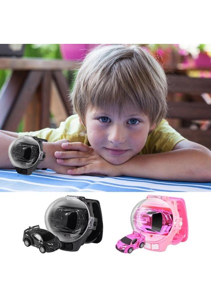 Izle Uzaktan Kumanda Araba 2.4 Ghz Kol Saati Uzaktan Kumanda Araba LED Işıklı USB Şarj Edilebilir Parlayan Traktörler Oyuncak Oyunu Renkli (Yurt Dışından) modelleri