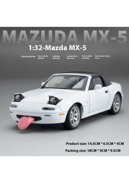 cm LD1804 Mazda Mx5 Premium Sürüm Rc Drift Araba Rc Arabalar Jiroskop ile Arkadan Çekişli Oyuncak Araba Çocuk Doğum Günü Hediyeleri (Yurt Dışından)