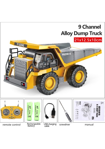Rc Ekskavatör Rc Cra Çocuk Oyuncakları Uzaktan Kumanda Ekskavatör Oyuncaklar Çocuklar Radyo Kontrol Damperli Kamyon Buldozer Elektrikli Oyuncak Arabalar Hediye (Yurt Dışından)