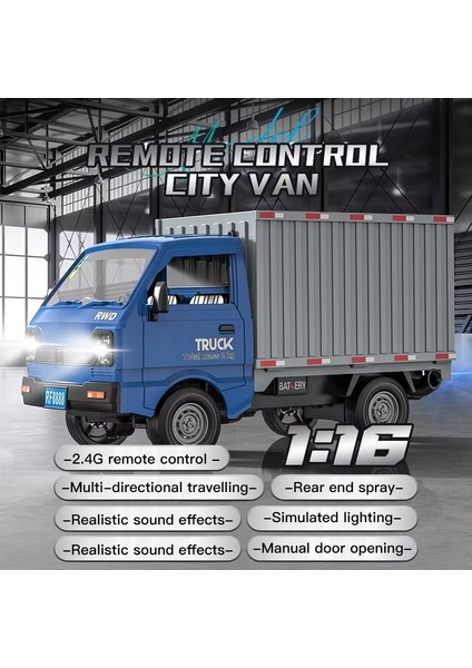 1:16 Rc Araba Simülasyon Sprey Işıkları ile Sürüklenme Tırmanma Kamyon LED Işık Tepesi Kargo 2.4g Uzaktan Kumanda Araba Elektrikli Çocuk Oyuncakları (Yurt Dışından) modelleri