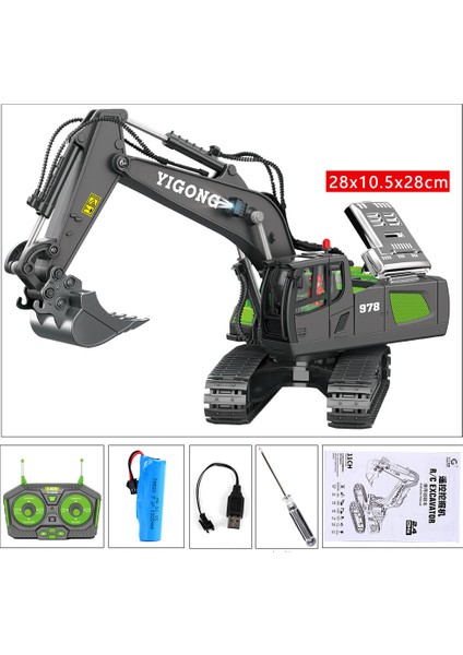 Rc Ekskavatör Rc Cra Çocuk Oyuncakları Uzaktan Kumanda Ekskavatör Oyuncaklar Çocuklar Radyo Kontrol Damperli Kamyon Buldozer Elektrikli Oyuncak Arabalar Hediye (Yurt Dışından)