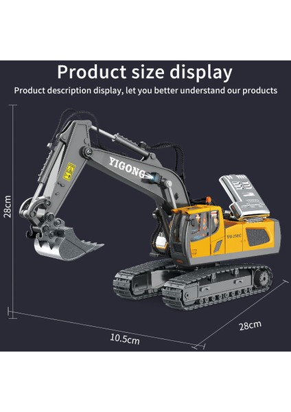 Rc Ekskavatör Rc Cra Çocuk Oyuncakları Uzaktan Kumanda Ekskavatör Oyuncaklar Çocuklar Radyo Kontrol Damperli Kamyon Buldozer Elektrikli Oyuncak Arabalar Hediye (Yurt Dışından)