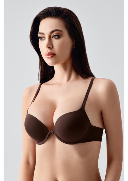 Double Push-Up Dolgulu Sütyen C17035 Kahverengi fiyatları