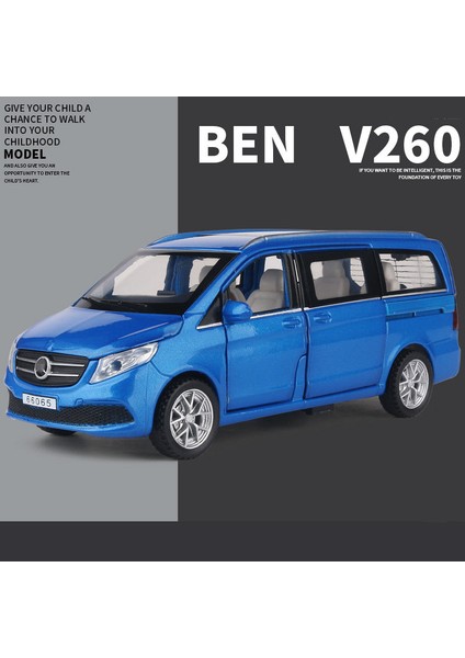 1:32 V260 Alaşım Mpv Araba Modeli Döküm Metal Oyuncak Araçlar Yüksek Simülasyon Koleksiyonu Ses ve Işık Çocuk Oyuncak Hediyeler Için (Yurt Dışından)