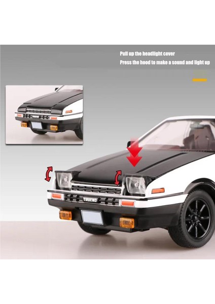 1/36 Ilk D AE86 Alaşım Araba Modelleri Oyuncaklar Metal Döküm Ilk D Mükemmel Işçilik Araba Geri Çekin Oyuncaklar Çocuklar Için Hediyeler (Yurt Dışından) modelleri