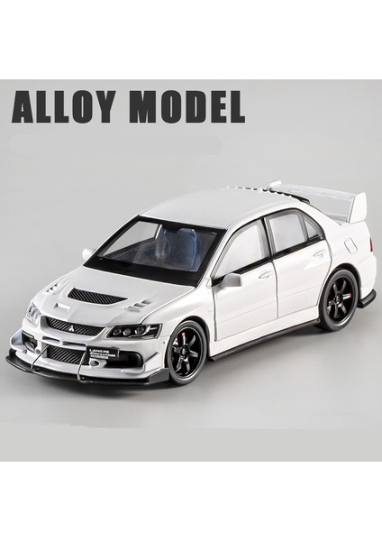 1:32 Mitsubishi Lancer Evolution Evo Ix9 Alaşım Spor Araba Modeli Döküm Metal Yarış Araçları Araba Modeli Ses Işığı Çocuk Oyuncak Hediye (Yurt Dışından)