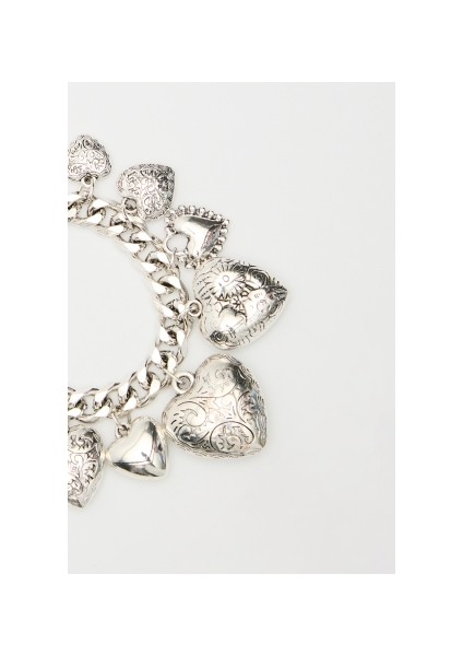 Kalpli Charm Bileklik Gümüş fiyatları