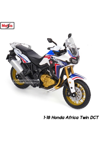 Maisto 1:18 Honda Afrika Ikiz Dct Döküm Motosiklet Modeli Alaşım Koleksiyonu Hobi Oyuncak Hediye Off-Road Motosiklet (Yurt Dışından)