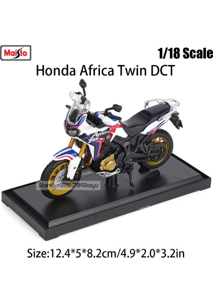 Maisto 1:18 Honda Afrika Ikiz Dct Döküm Motosiklet Modeli Alaşım Koleksiyonu Hobi Oyuncak Hediye Off-Road Motosiklet (Yurt Dışından) fiyatları