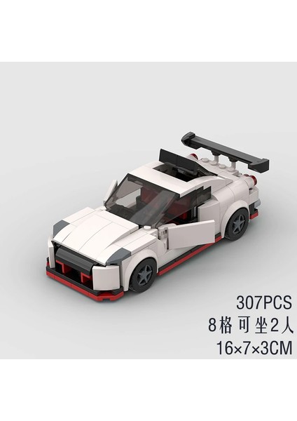 Moc Hız Şampiyonlar Süper Yarış Arabası F1 Büyük Araç Yarış Modeli Yapı Taşları Tuğla Spor Kamyonet Şehir Tekniği Oyuncak (Yurt Dışından)