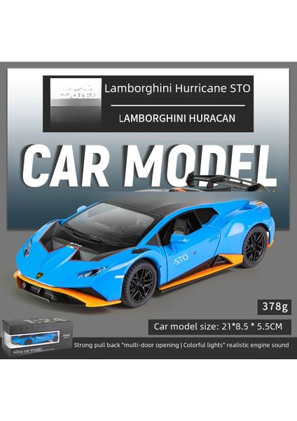 1:24 Ölçekli Lamborghini Sto Alaşım Model Araba - Koleksiyoncular Için Ultimate Supercar Çoğaltma - Has Detaylandırma Üst Düzey Işçilik (Yurt Dışından)