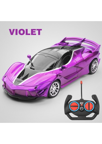 1/18 Rc Araba LED Işık Radyo Uzaktan Kumanda Spor Arabalar Yarış Yüksek Hızlı Sürücü Araç Drift Erkek Kız Oyuncaklar Çocuklar Için Hediyeler (Yurt Dışından)