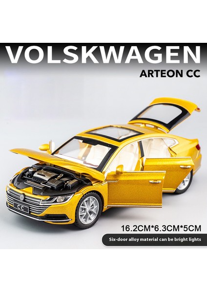 1:32 Volkswagen cc Alaşım Araba Modeli Pres Döküm ve Oyuncak Araçlar Metal Oyuncak Araba Model Araba Merkezi Kontrol Süsler Oyuncaklar Çocuk Doğum Günü (Yurt Dışından)