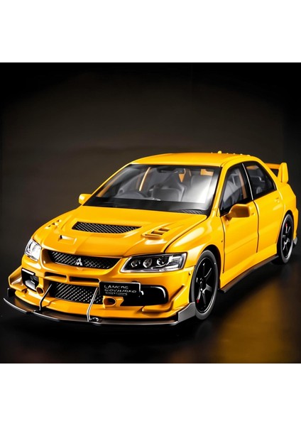 Jdm 1:32 Mitsubishi Lancer Evolution Dokuzuncu Nesil Süper Yarış Metal Alaşım Pres Döküm Model Araç Ses ve Işık Sağ Dümen Hediye (Yurt Dışından)