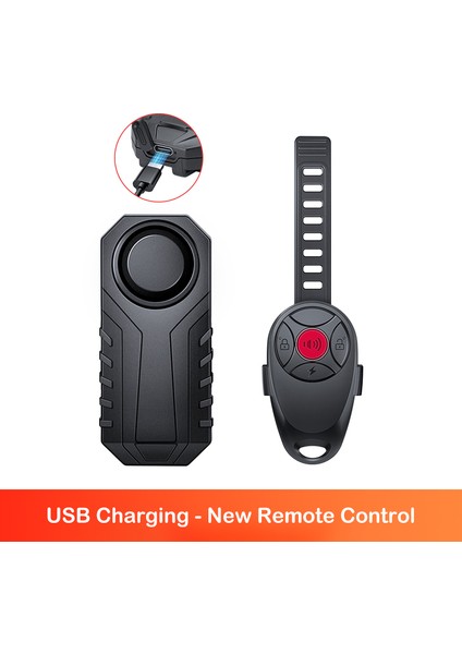 Extractme Motosiklet Hırsız Alarmı Uzaktan Kumanda ile 113DB Kablosuz Su Geçirmez Araba Elektrikli Bisiklet Güvenlik Anti Kayıp Alarm (Yurt Dışından)